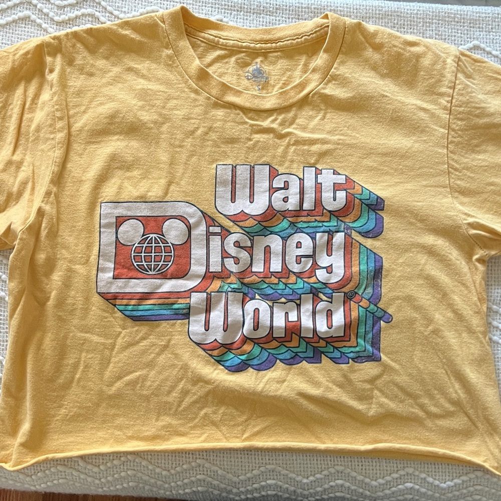 Retro Walt Disney World Cropped T-Shirt🌈